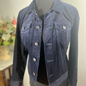 Talbots Dark Blue Corduroy Jacket